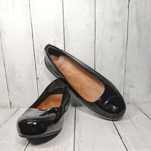 Fitflop Due Black Patent Ballet Flats Excellent condition. Never worn